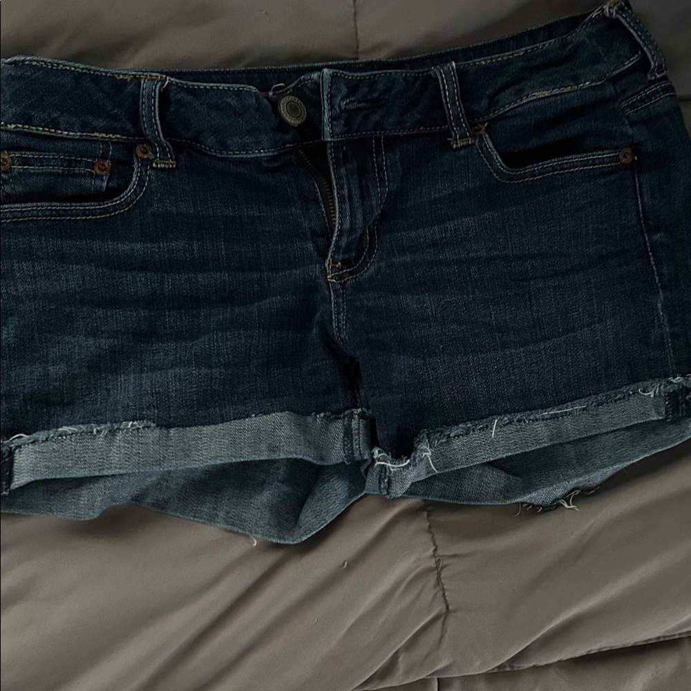 American Eagle Outfitters Dark Blue Jean Shorts